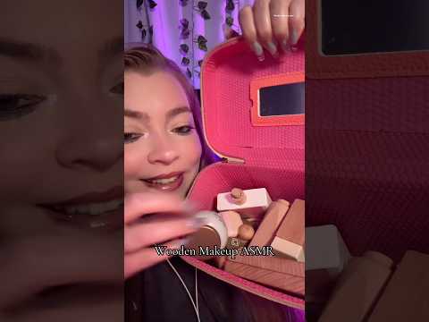 Wooden makeup ASMR #asmr #asmrsounds PART 1