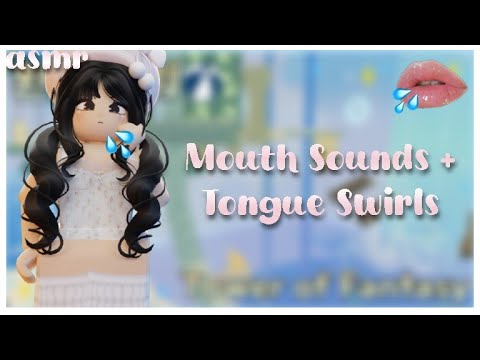 ROBLOX ASMR ★ Mouth Sounds + Tongue swirls for sleep 😴💗