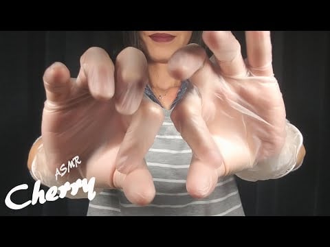 【ASMR】Nylon Gloves Hand Movements(No Talking) 나일론 장갑 손 움직임 / ナイロン手袋でハンドムーブメント