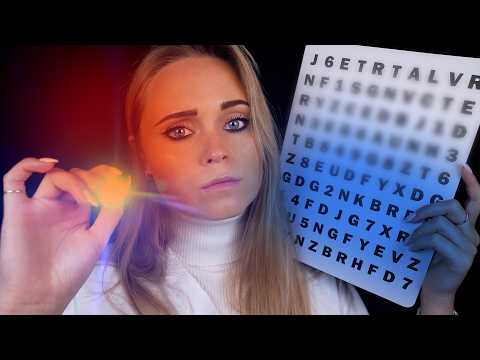 ASMR | Fixing your sight - eye inspection, tests, blurriness, colour calibration...