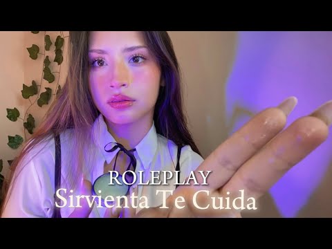 ♡ ASMR SlRVlENTA Roleplay 👑 Te Sirvo y Cuido Estás ENFERMO 🤒 ATENCIÓN PERSONAL🤴🏻