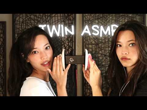 Double 💤 Deep Ear to Ear Attention ASMR |  Twin ASMR, Mouth Sounds, & Relaxation For Deep Sleep