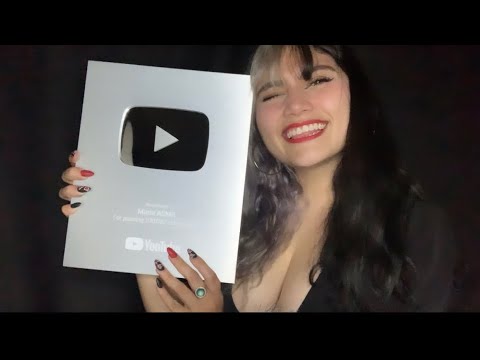 ❤️❤️ASMR con mi placa de 100k❤️❤️-María ASMR