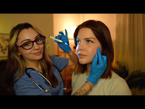 ASMR | RP Médecin du sommeil 👩🏻‍⚕️ tests, lumière, check up complet... (@RoxaneASMR)