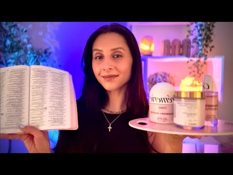 When Your Mind Won't Quiet Down… 🍓🤍 Strawberry Spa ASMR + Bible Study