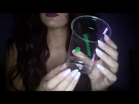 ASMR Nail Tapping(Long Nails, Fake Nails) and Cup Tapping