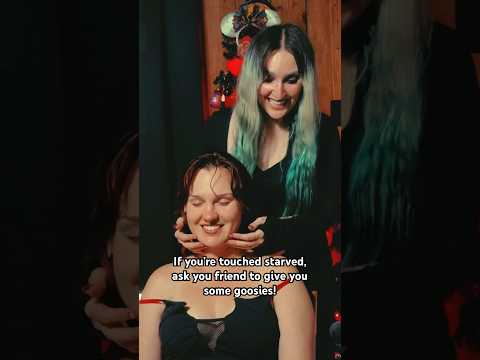 Touch starved?! #asmr #hairplay #asmrvideos #asmrvideos #asmrtouchingyourface #asmrrealperson
