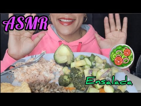 ASMR| Almuerzo Ensalada 🥗 | #asmr #asmrsounds