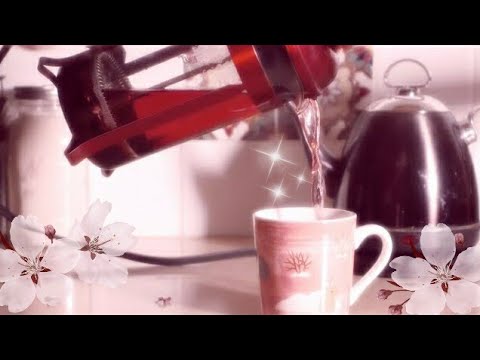 [ASMR] making hibiscus tea at 3am. 🌺