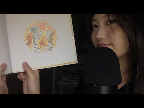 [ASMR] Reading books to make you sleep📖💤 (English, Korean/mouth sounds)