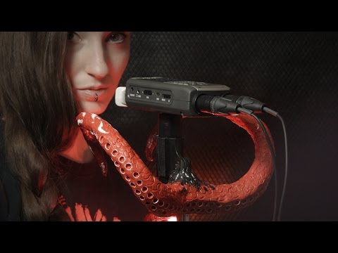 I made a thinger: ASMR cotton pads, fuzzy mic scratching, awm, ear cleaning, breathy whispers