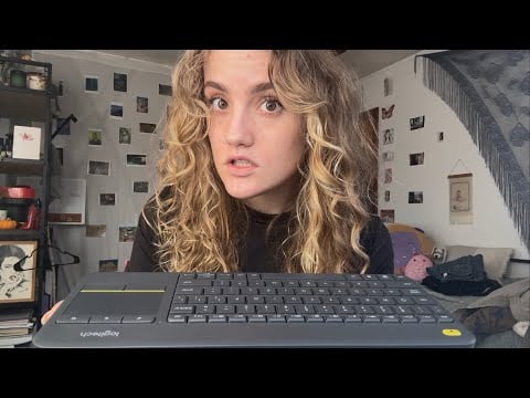 authentic college thesis work with me ASMR TYPING & traffic sounds (HELP i need your supervision)