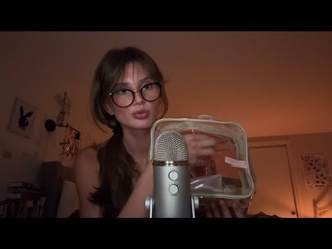 ASMR fast and aggressive make up application 