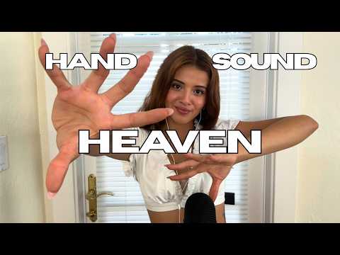 My attempt at pure hand sounds ASMR| fast, aggressive, slow, relaxing, making and breaking pattern..