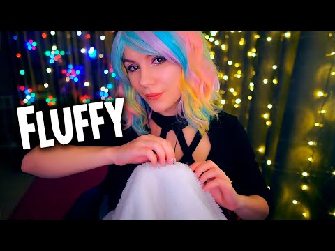 ASMR Fluffy Mic Attention 💎 Scalp Massage, Blanket on Mic, No Talking