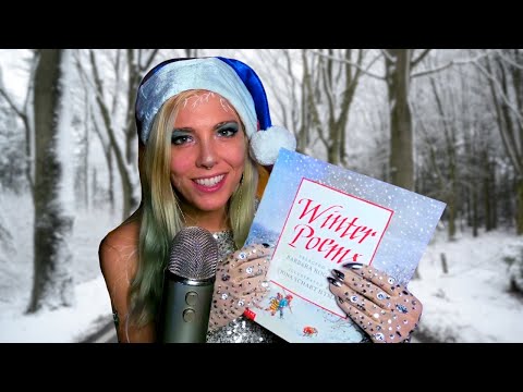 ASMR Poetry Reading | Soft Spoken Winter Poems