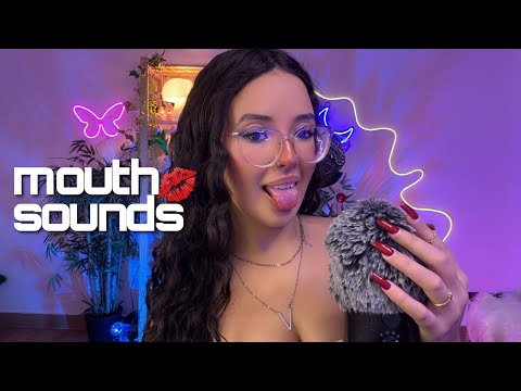 ASMR 👄 MOUTH SOUNDS e INAUDÍVEL PARA DORMIR IMEDIATAMENTE 🌧️ 