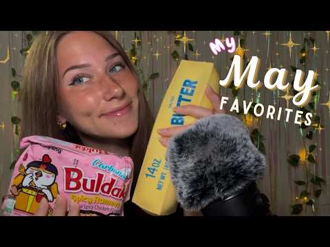 ASMR May Favorites 🌷 Current Favorite Products | Over Explaining, Whispering & Tapping