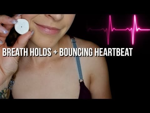 Breath Holds & Heartbeat + Exploding Visible Heart [ASMR]