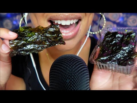 ASMR | CRISPY SEAWEED 🍘 | CRISP EATING SOUNDS ✨