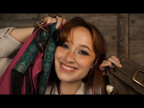 ASMR Getting You Renaissance Faire Ready🦜🏴‍☠️🌴 | Clothes Scratching, Tapping, Personal Attention