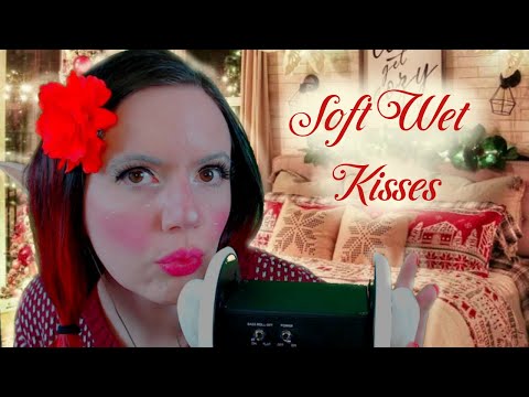 [ASMR] 100 Soft Wet Kisses (Ear to Ear)👄