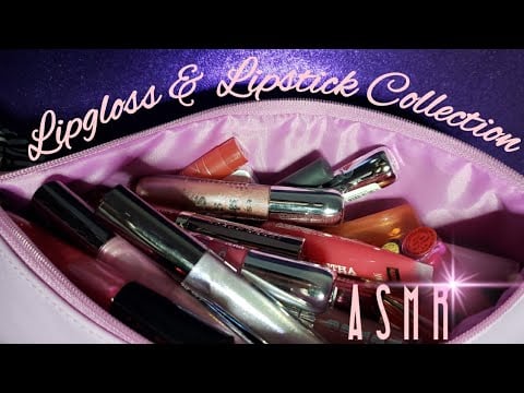 Lipgloss & Lipstick Collection #ASMR