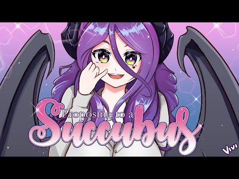 [ASMR] Proposing to Your Succubus Waifu [Binaural/Demon]