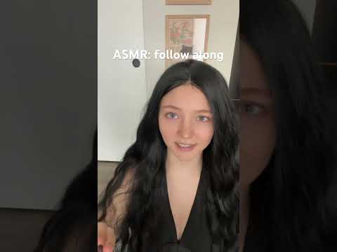 follow along 🤍#asmr #girlfriendasmr #whispering #relaxation #cozyvibes