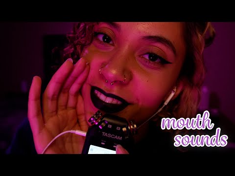 Cozy Tascam Tingles ~ Wet Mouth Sounds (dim lighting & personal attention) ~ ASMR