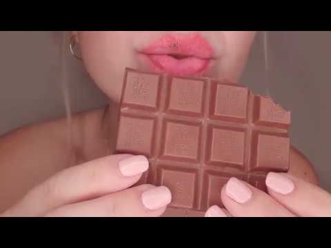 ASMR Watch me Eating a Chocolate