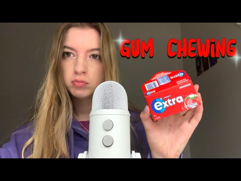 GUM CHEWING | NO TALKING | background asmr for studying, reading, gaming etc.