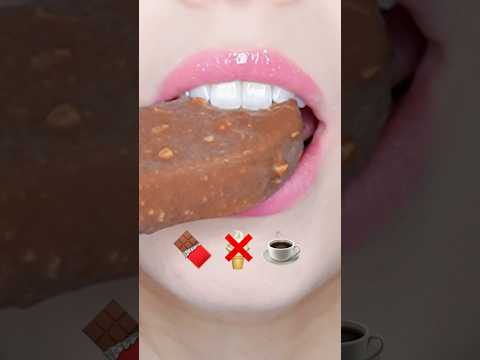 asmr 초콜릿 아이스크림 바 🍫🍦☕️ eating sounds 리얼사운드 먹방