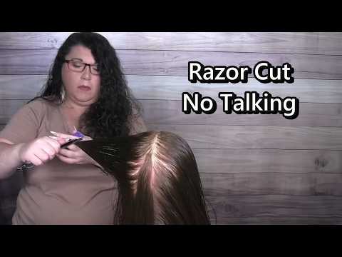 ASMR Razor Cut Roleplay (NO TALKING)