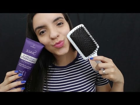 ASMR - ROLEPLAY LAVANDO SEU CABELO