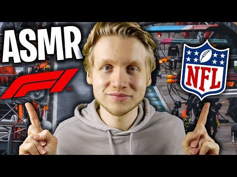 ASMR - Formel 1 & NFL Talk - Sportarten die ich NEBEN dem Fußball liebe! 🏈🏎️