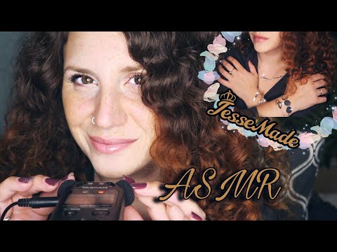 ASMR ita • SCRATCHING MICROFONO, WHISPERING Show and tell e SUONI di BIGIOTTERIA💍• Jessemade Jewelry