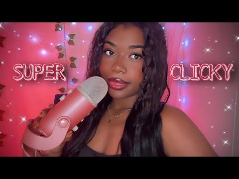 ASMR SUPER INTENSE MOUTH SOUNDS & CLICKY WHISPERS AT 200% SENSITIVITY‼️ (1 HOUR)