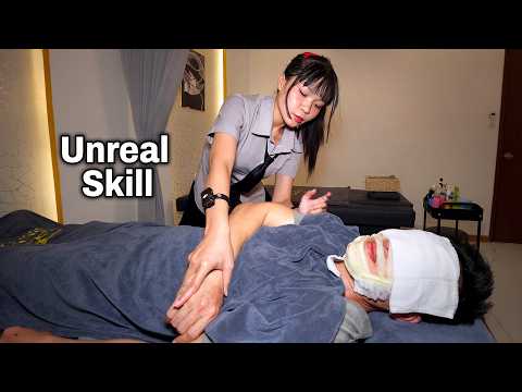 ASMR 🔥 Unreal Massage Skill at Vietnamese Barbershop for Relaxation