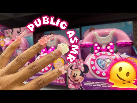 ASMR In Public At Walmart ♡ | Fast Tapping & Scratching, Tracing, Camera Tapping, Lofi, Price Check