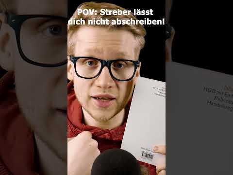 ASMR - POV: Streber lässt dich nicht abschreiben! #shorts #asmr #roleplay #deutscheasmr