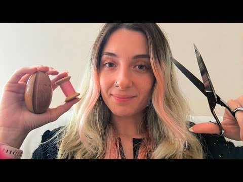 ASMR Relaxing Wood & Metal Scissor Sounds - Haircut ✂️ - No Talking & LoFi #asmr