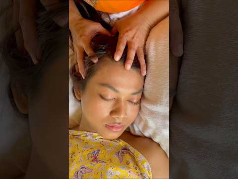 ASMR: Relaxing Thai Warm Ginger Oil Massage #shorts