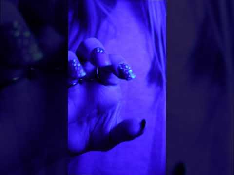 ASMR Hand Movements & Face Touching | Rain and thunder | #Shorts