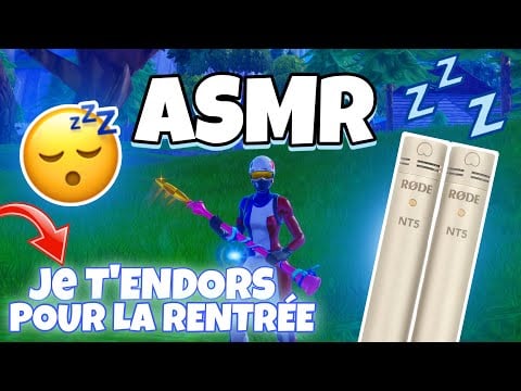 ASMR Français • JE T'ENDORS AVANT LA RENTREE !😴(avec les rode NT5)