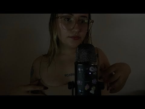 ASMR FABRIC SCRATCHING & MOUTH SOUNDS 