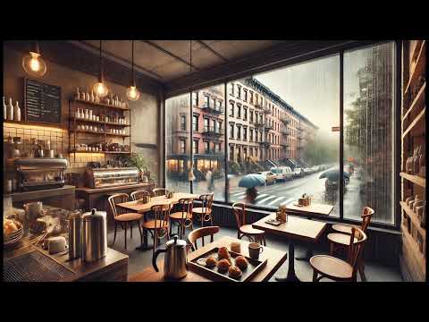 New York Coffee Shop Ambience -  Jazz Music to Work, Study and Relax