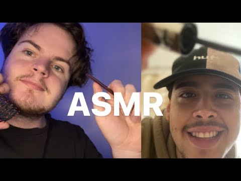 ASMR | Doing your Hair and Make up  ft @UnavoidableASMR
