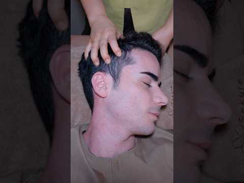 ASMR: Intense & Relaxing Thai Head Neck Shoulder Massage #shorts