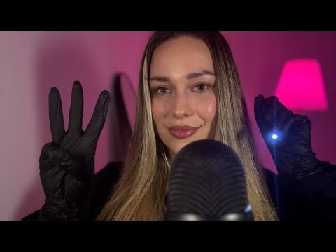 ASMR | Personal Attention Eye Exam (Follow the Light) 